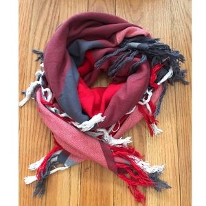 Madewell • Oversized Grid Blanket Scarf